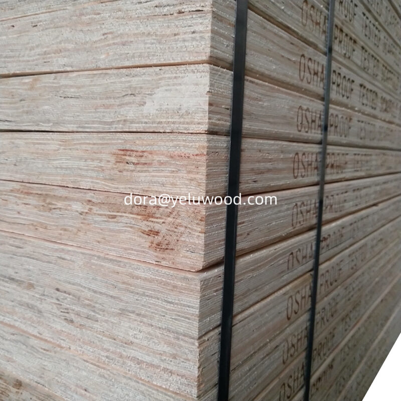 Eco-Friendly Pine LVL Scaffold Board, China Factory, FSC Certified for Indoor Use