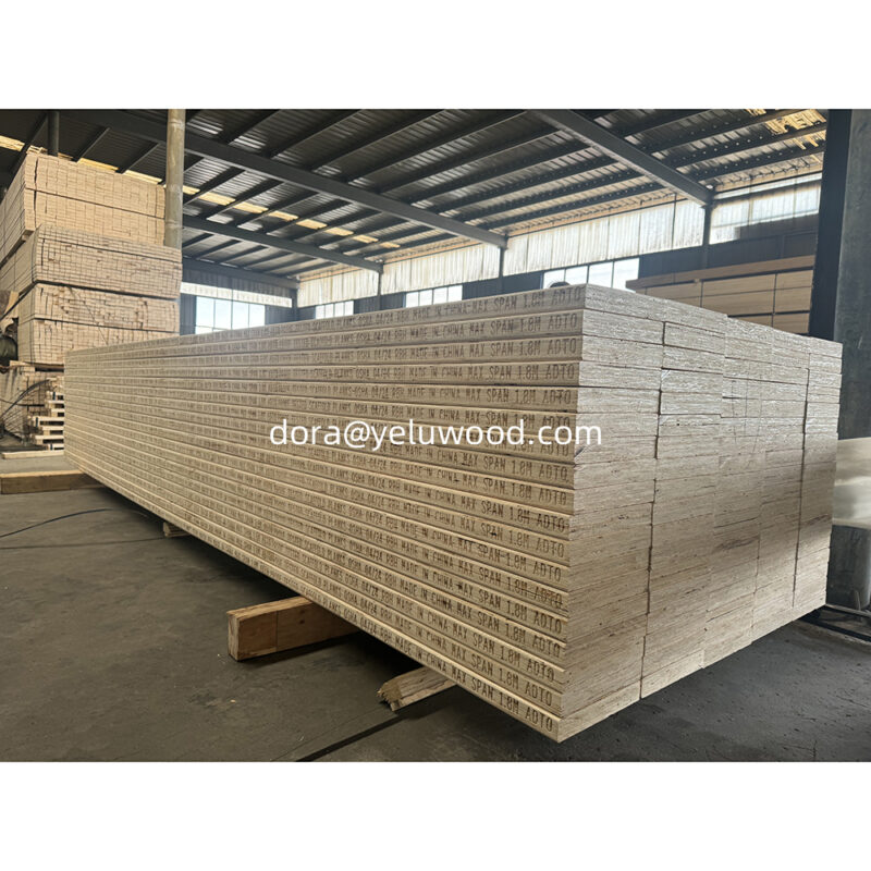 Pine LVL Scaffold Board from China, 1-3/4" x 24" x 20', High-Strength Use