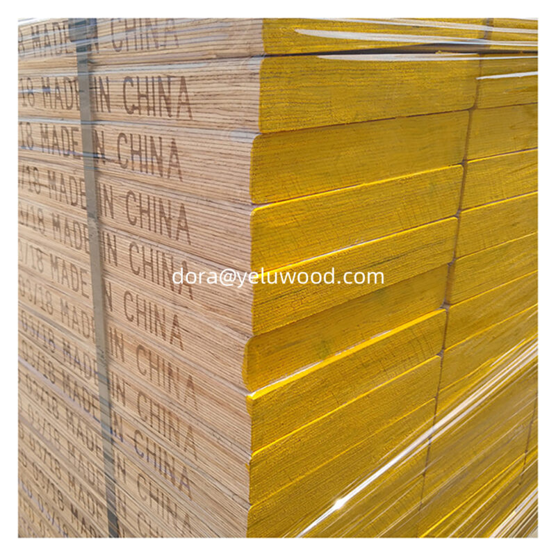 Best-Selling LVL Scaffold Board from China, Pine Glulam Beam for Construction Safety