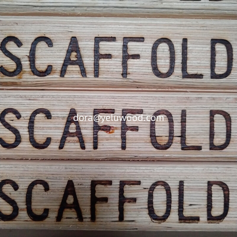 Eco-Friendly Pine LVL Scaffold Board, China Factory, FSC Certified for Indoor Use